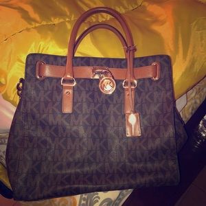 Authentic MK large tote with matching wallet
